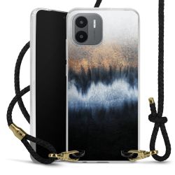 Carry Case Transparent Leather black/gold