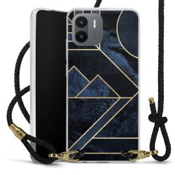 Carry Case Transparent Leather black/gold