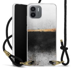 Carry Case Transparent Leather black/gold