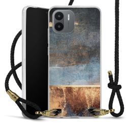 Carry Case Transparent Leather black/gold