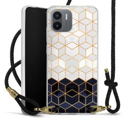 Carry Case Transparent Leather black/gold