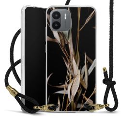 Carry Case Transparent Leather black/gold