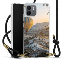 Carry Case Transparent Leather black/gold