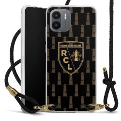 Carry Case Transparent Leather black/gold