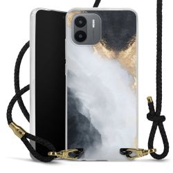 Carry Case Transparent Leather black/gold