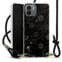 Carry Case Transparent Leather black/gold