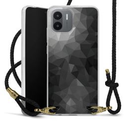 Carry Case Transparent Leather black/gold