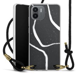 Carry Case Transparent Leather black/gold