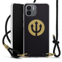 Carry Case Transparent Leather black/gold