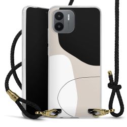 Carry Case Transparent Leather black/gold