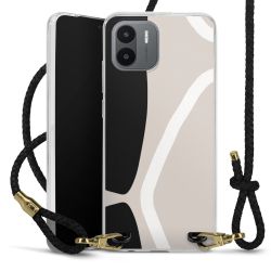 Carry Case Transparent Leather black/gold