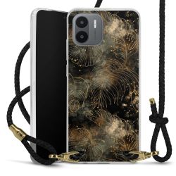 Carry Case Transparent Leather black/gold