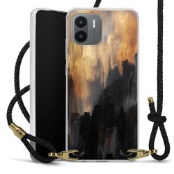 Carry Case Transparent Leather black/gold