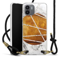 Carry Case Transparent Leather black/gold