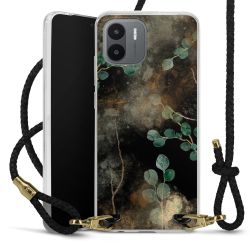 Carry Case Transparent Leather black/gold