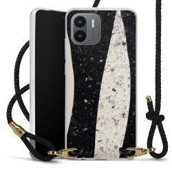 Carry Case Transparent Leather black/gold