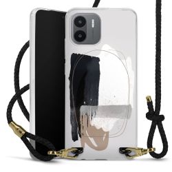 Carry Case Transparent Leather black/gold