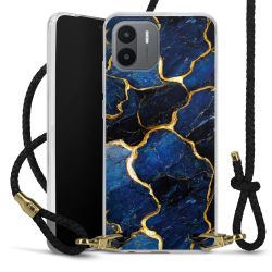 Carry Case Transparent Leather black/gold