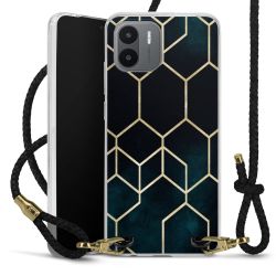 Carry Case Transparent Leather black/gold