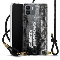 Carry Case Transparent Leather black/gold