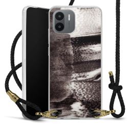 Carry Case Transparent Leather black/gold