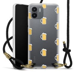 Carry Case Transparent Leather black/gold