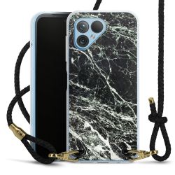 Carry Case Transparent Leather black/gold