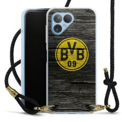 Carry Case Transparent Leather black/gold