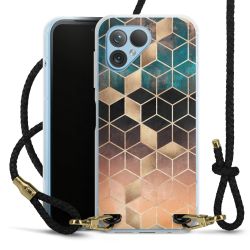 Carry Case Transparent Leather black/gold