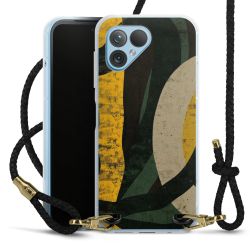 Carry Case Transparent Leather black/gold