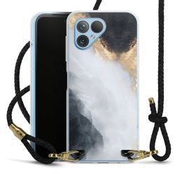 Carry Case Transparent Leather black/gold