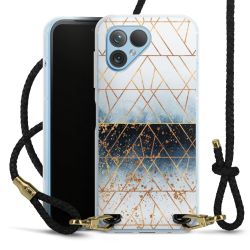 Carry Case Transparent Leather black/gold