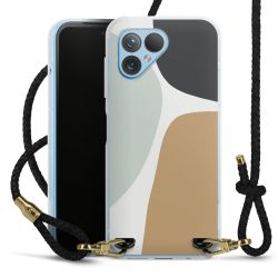 Carry Case Transparent Leather black/gold