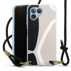 Carry Case Transparent Leather black/gold