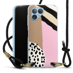 Carry Case Transparent Leather black/gold