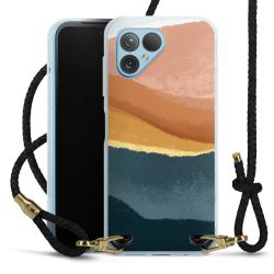 Carry Case Transparent Leather black/gold