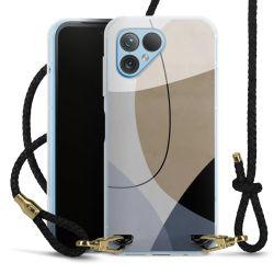 Carry Case Transparent Leather black/gold