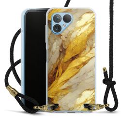 Carry Case Transparent Leather black/gold