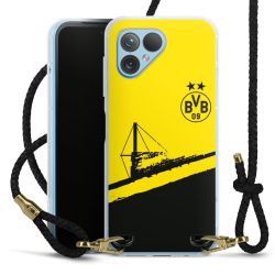 Carry Case Transparent Leather black/gold