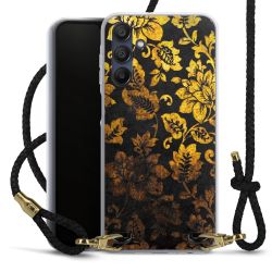 Carry Case Transparent Leather black/gold