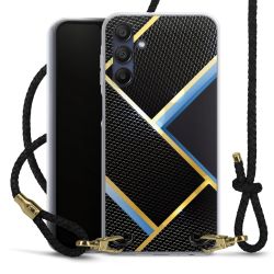 Carry Case Transparent Leather black/gold