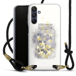 Carry Case Transparent Leather black/gold