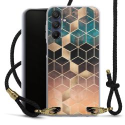 Carry Case Transparent Leather black/gold