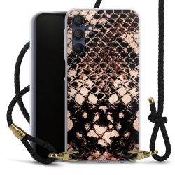 Carry Case Transparent Leather black/gold