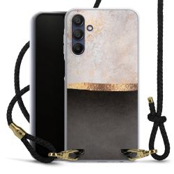 Carry Case Transparent Leather black/gold