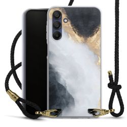 Carry Case Transparent Leather black/gold