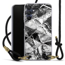 Carry Case Transparent Leather black/gold