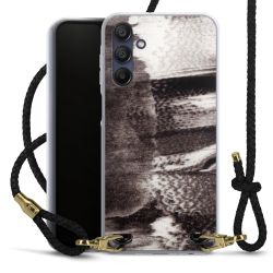 Carry Case Transparent Leather black/gold