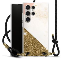 Carry Case Transparent Leather black/gold