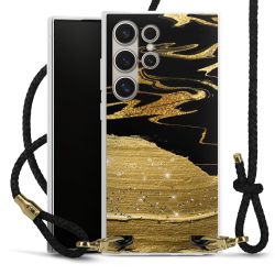 Carry Case Transparent Leather black/gold